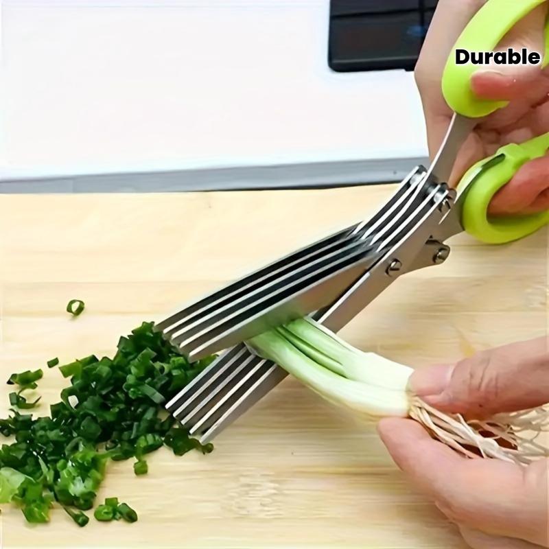 Kitchen Appliances Green - 3 Blades Stainless Steel Kitchen Scissors,