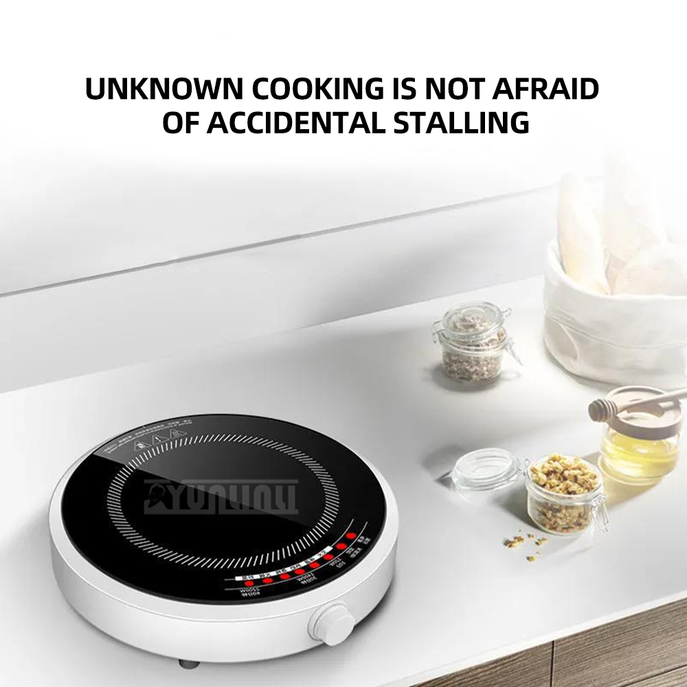 Round Smart Induction Cooker H - Induction Cooktop Portable recension och pris