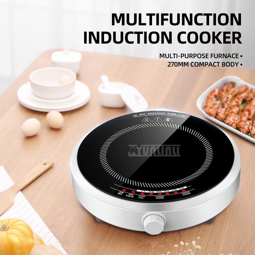 Round Smart Induction Cooker H - Induction Cooktop Portable recension och pris