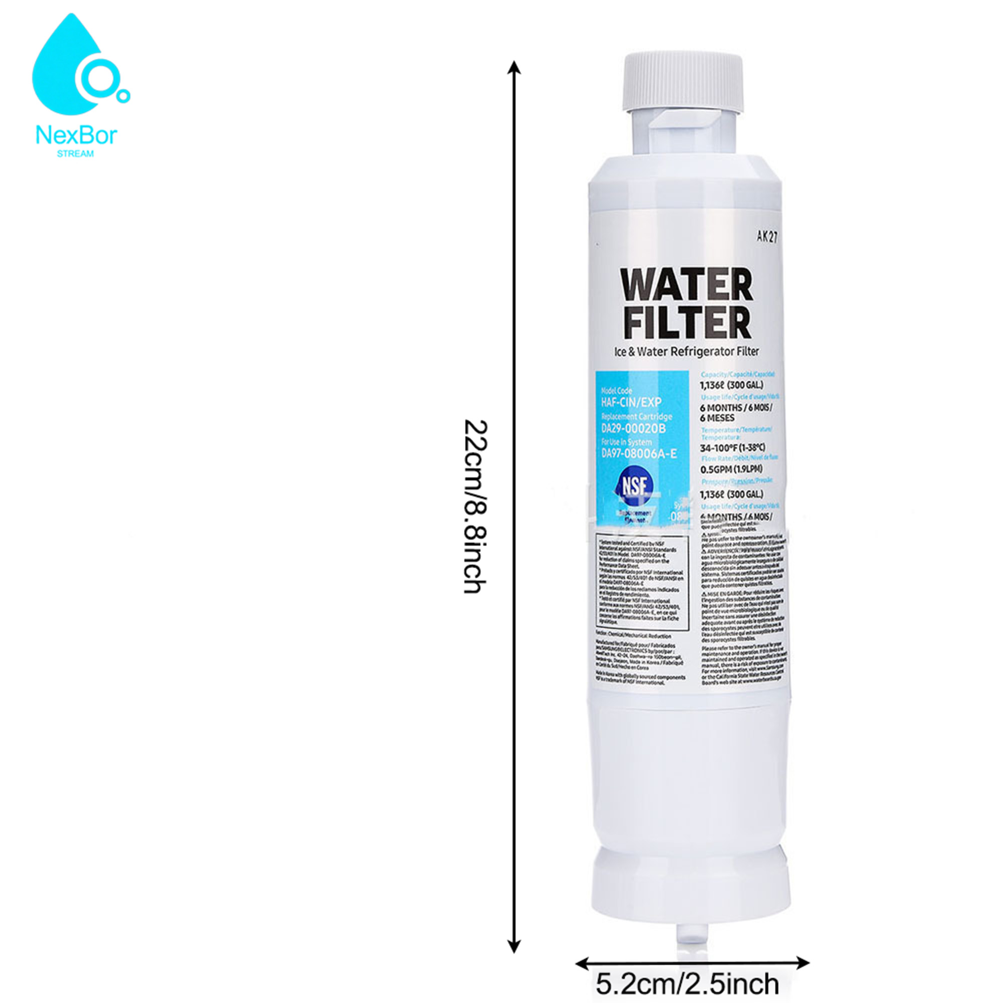 Water Filter for Refrigerator, - Kitchen Appliances List recension och pris