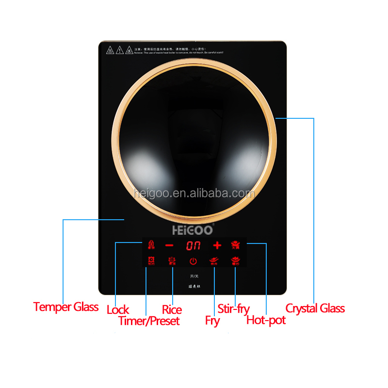 Single burner Built in and Por - Induction Cooktop Portable recension och pris