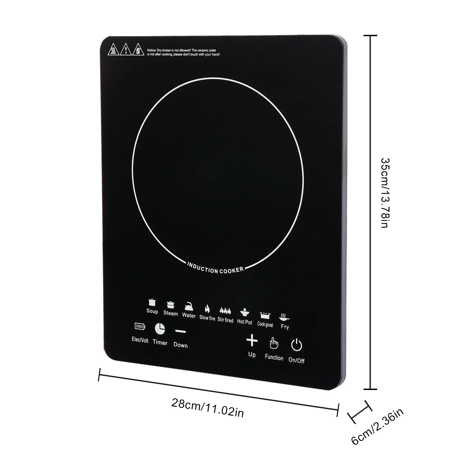 750W Smart Portable Induction  - Induction Cooktop Portable recension och pris