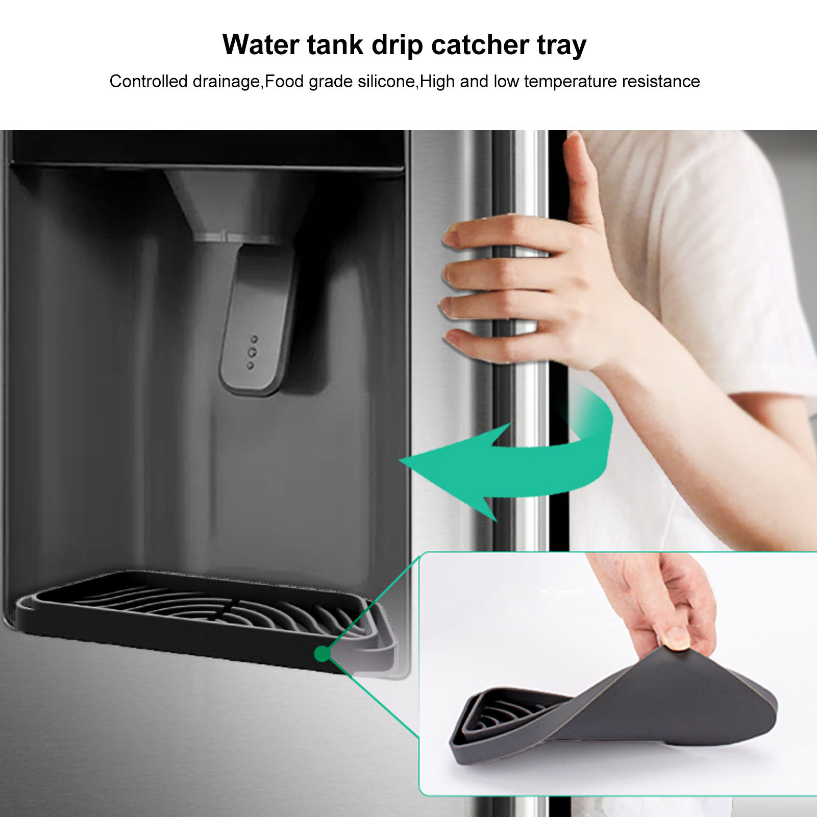 2Pcs Trapezoidal Silicone Refr - Kitchen Appliances List recension och pris