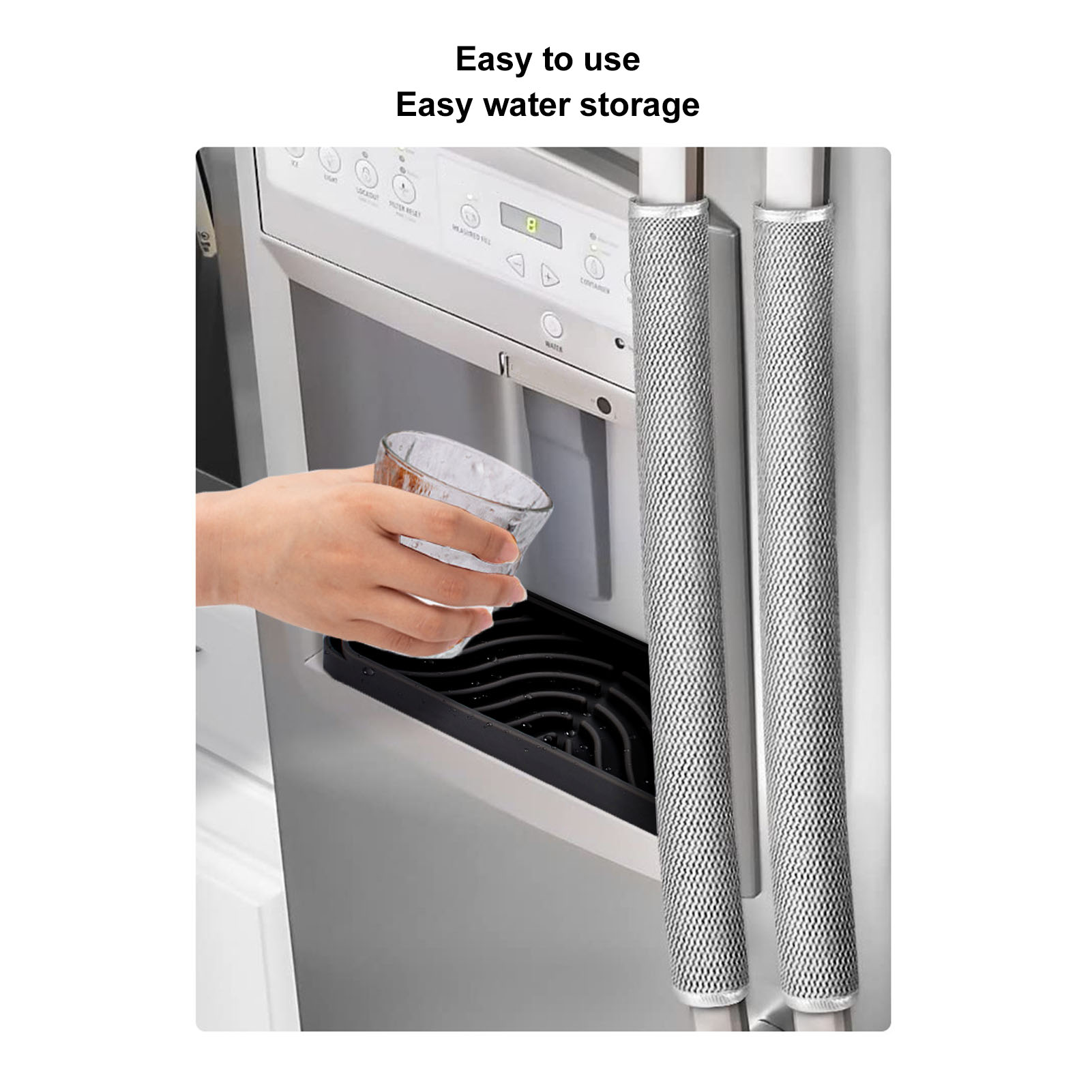 2Pcs Trapezoidal Silicone Refr - Kitchen Appliances List recension och pris