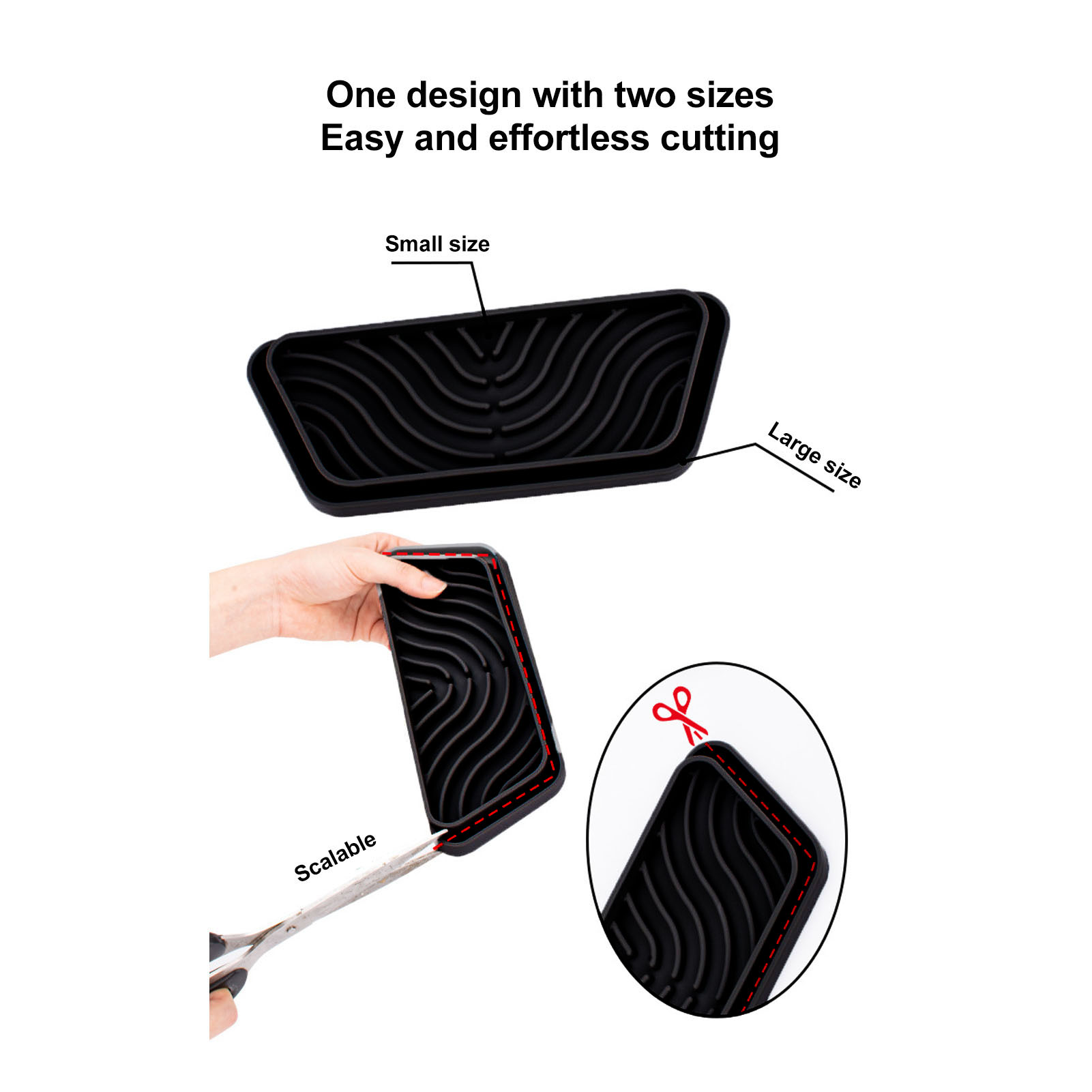 2Pcs Trapezoidal Silicone Refr - Kitchen Appliances List recension och pris