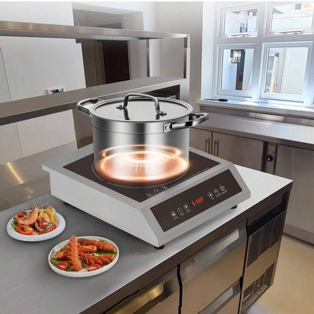 Portable Cooktop, 1800W Commer - Induction Cooktop Portable recension och pris