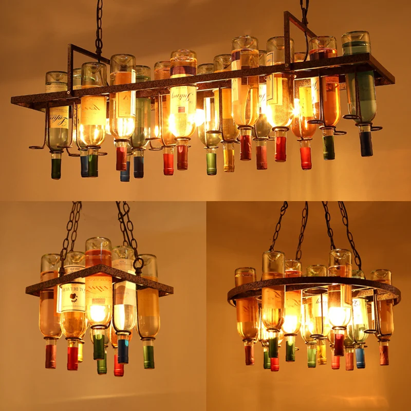 Vintage Wine Bottle Iron Led L - Kitchen Appliances Green recension och pris