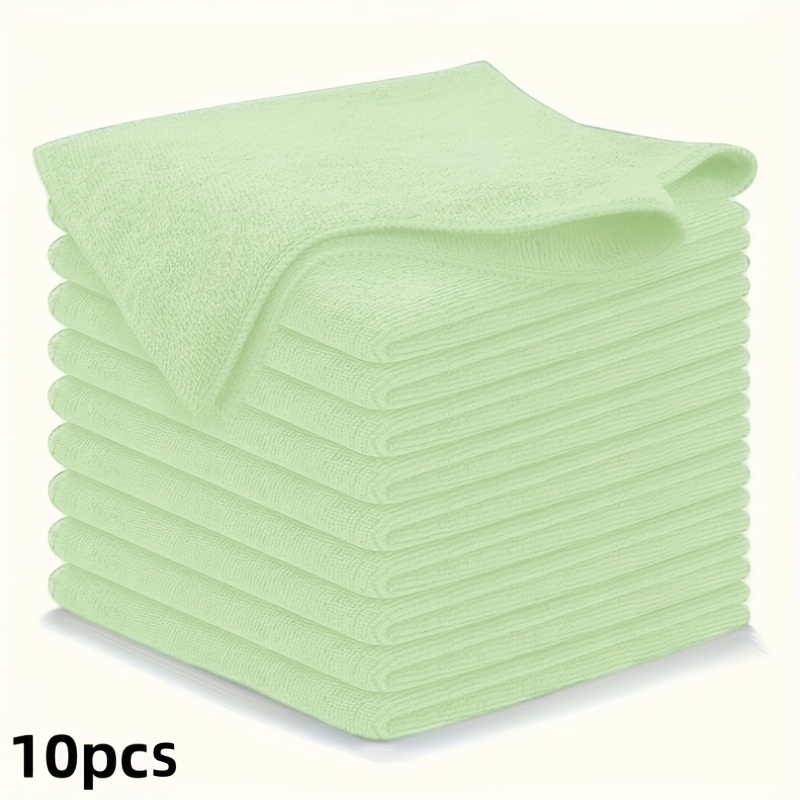 1-50Pcs Light Green Microfiber - Kitchen Appliances Countertop recension och pris