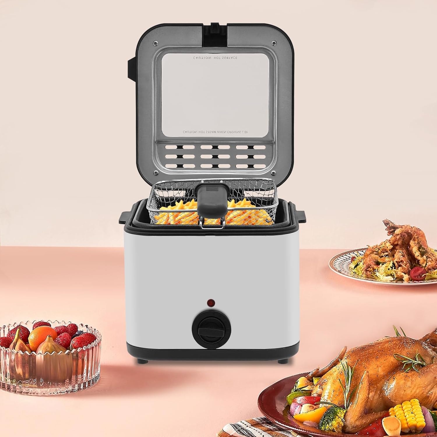 Countertop Electric Deep Fryer - Kitchen Appliances Countertop recension och pris