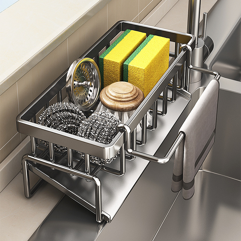 Compact Tap-Mounted Spice Shel - Kitchen Appliances Storage recension och pris